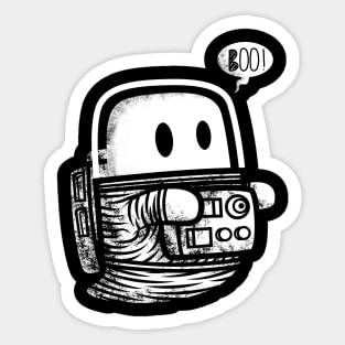 Astro Ghost Sticker